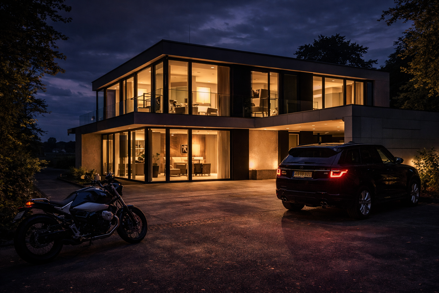 Rodenkirchen — Flachdachhaus